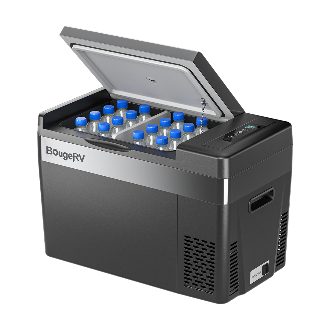 BougeRV 車載用冷蔵庫 28L 30クォート12Vポータブル冷蔵庫ブラック – JP.BougeRV.com