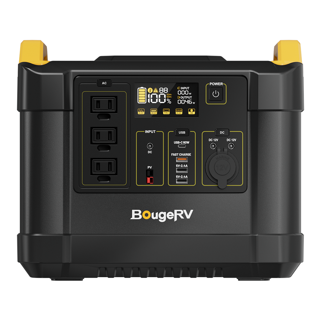 BougeRV　ポータブル電源　1100Wh大容量、1200W高出力