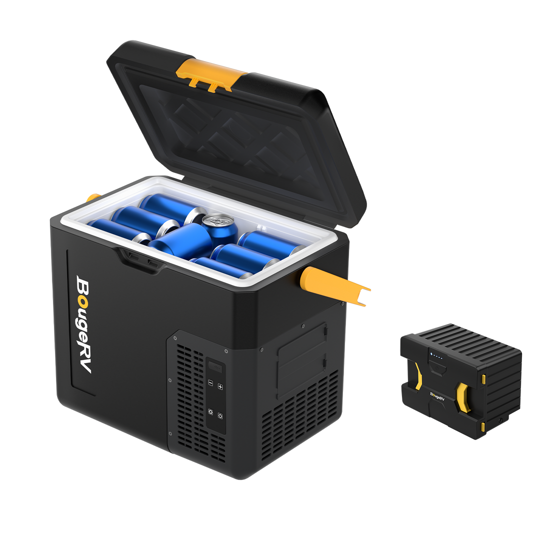 BougeRV CRH 18L ポータブル冷蔵庫 ブラック