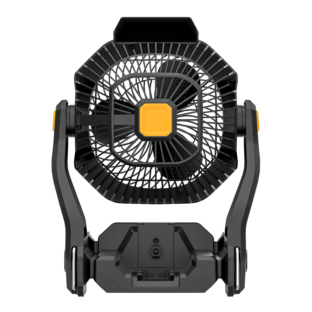 BougeRV F02 ポータブル充電式扇風機｜着脱式バッテリー・15時間連続稼働・LED搭載