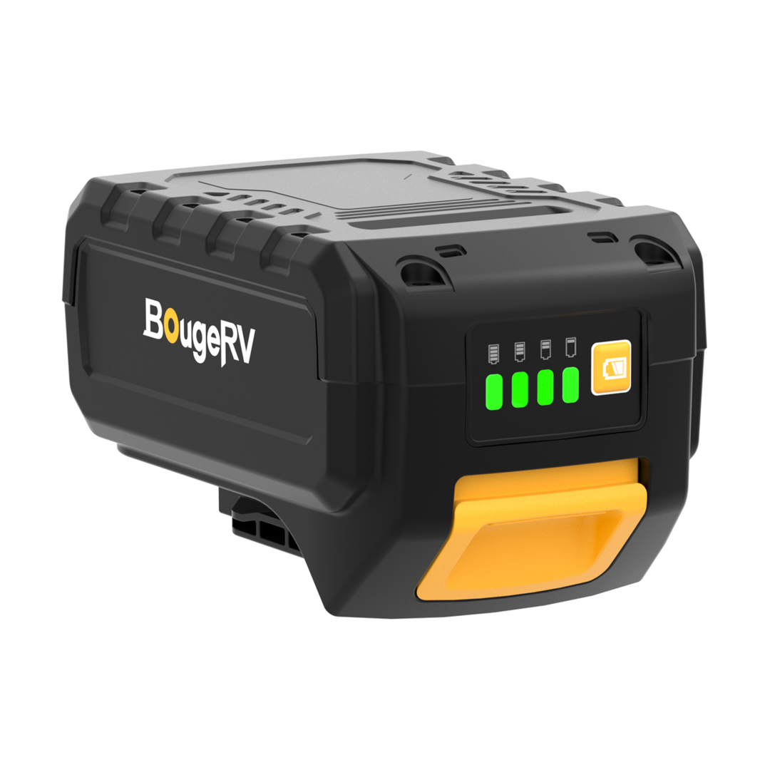 BougeRV F02 ポータブル充電式扇風機｜着脱式バッテリー・15時間連続稼働・LED搭載