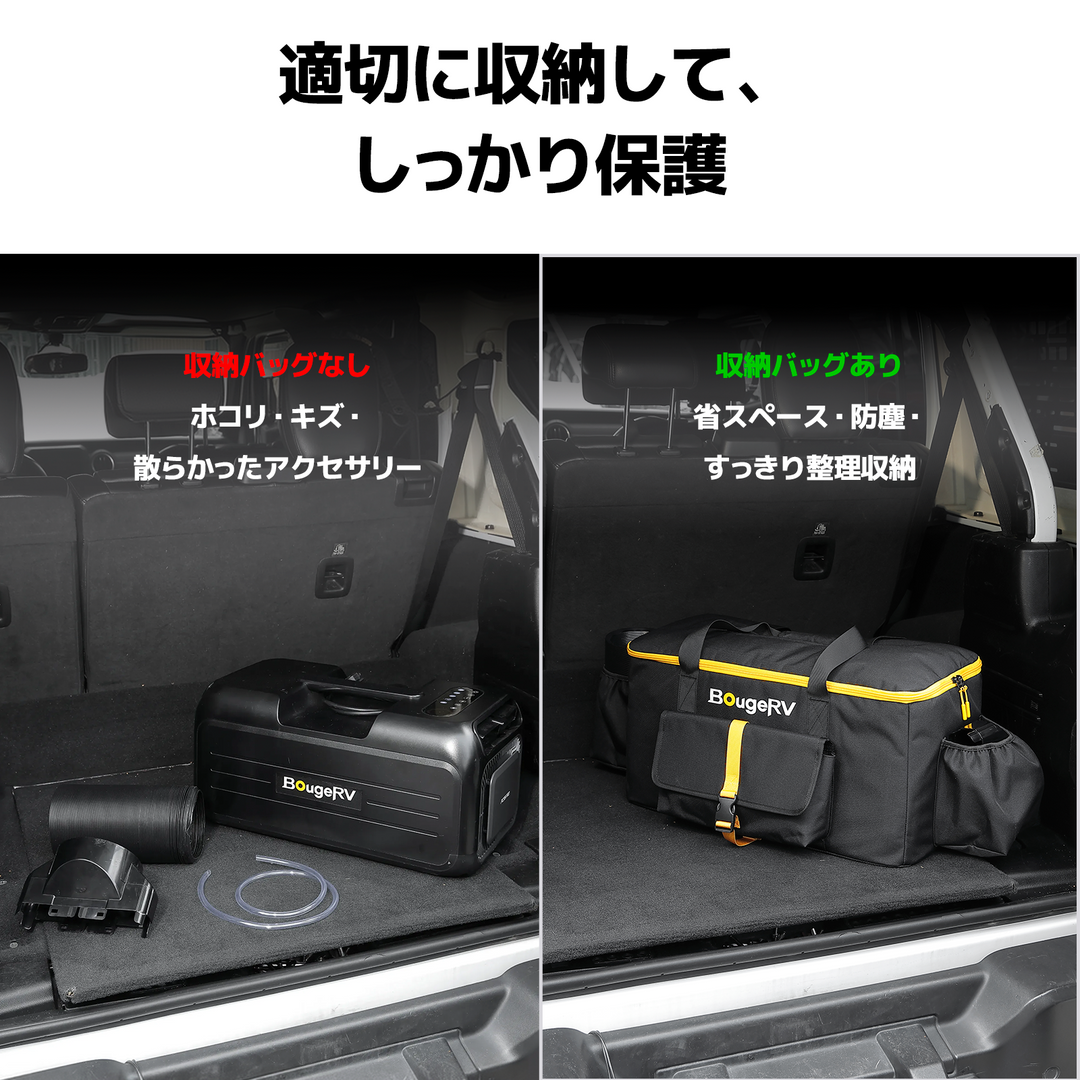 BougeRV 3500BTUポータブルエアコン専用収納バッグ 防塵・保護カバー