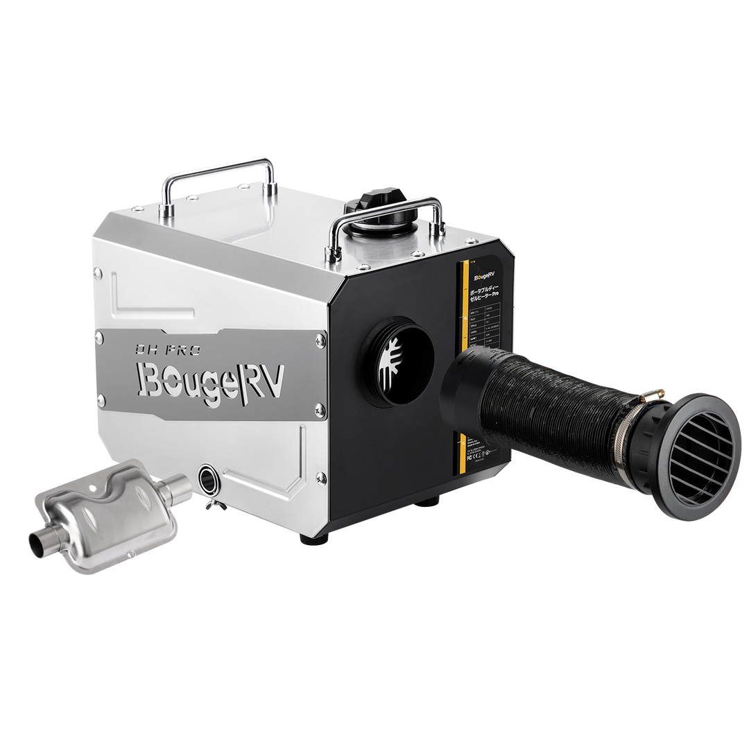 BougeRV 一体型FFヒーター Pro│軽油専用・恒温モード搭載・高地対応