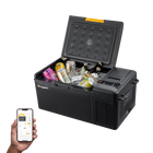 BougeRV CLB 15L ポータブル冷蔵庫｜-20℃急速冷凍・173Whバッテリー付き・アプリ操作対応（ブラック）