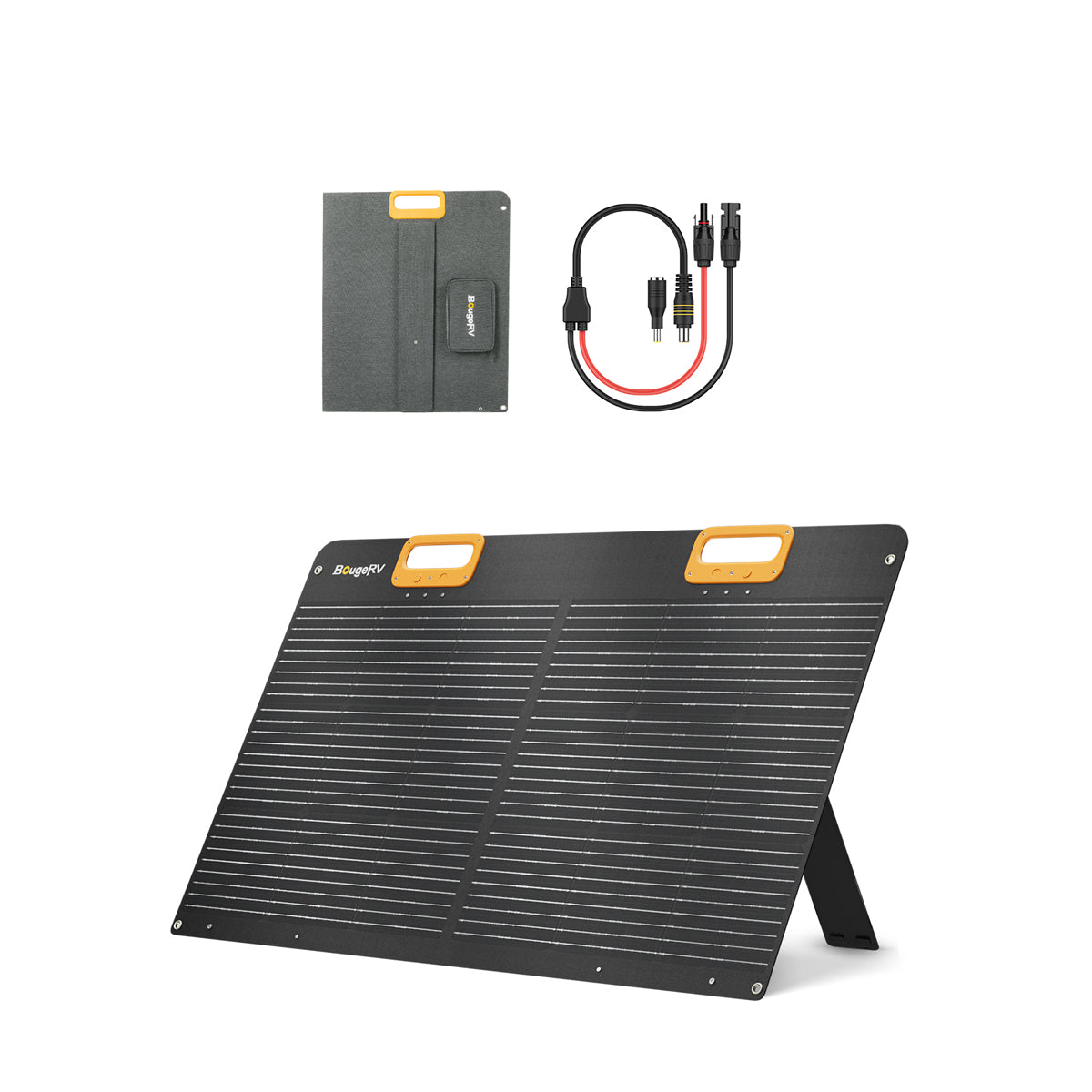 BougeRV ソーラーパネル 100W ETFE 折りたたみ式太陽光パネル