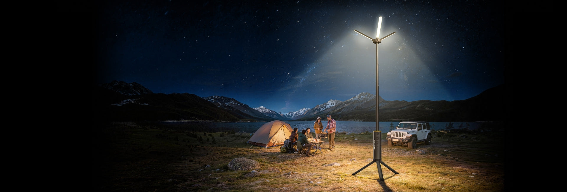 ポータブル冷蔵庫│ポータブルエアコン│LEDランタン│電動キャリー