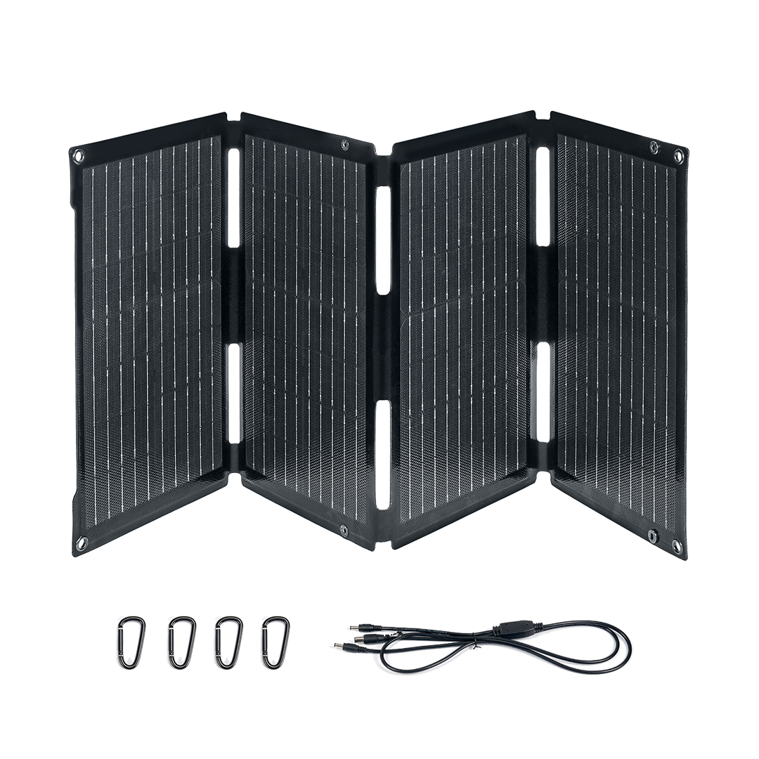 折りたたみソーラーパネル 100W 新品 折りたたみソーラーパネル 100W 高効率 低照度発電 高耐久 550