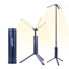 BougeRV T1 内蔵スタンド式LEDランタン｜100㎡を照らす・充電式・最大102時間連続点灯 (ネイビー)
