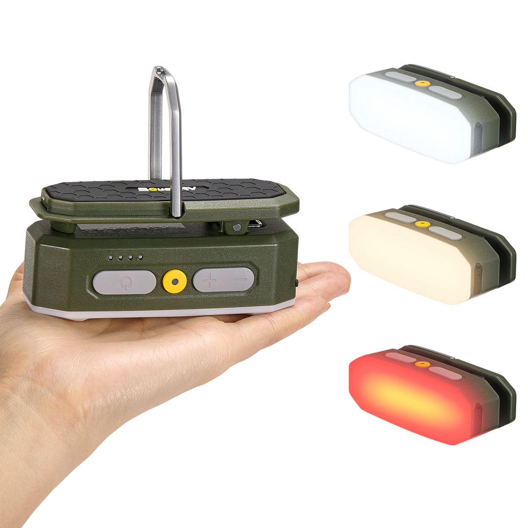 BougeRV AL01ランタン｜人感センサー・軽量・5段階調光&3色温切替 グリーン