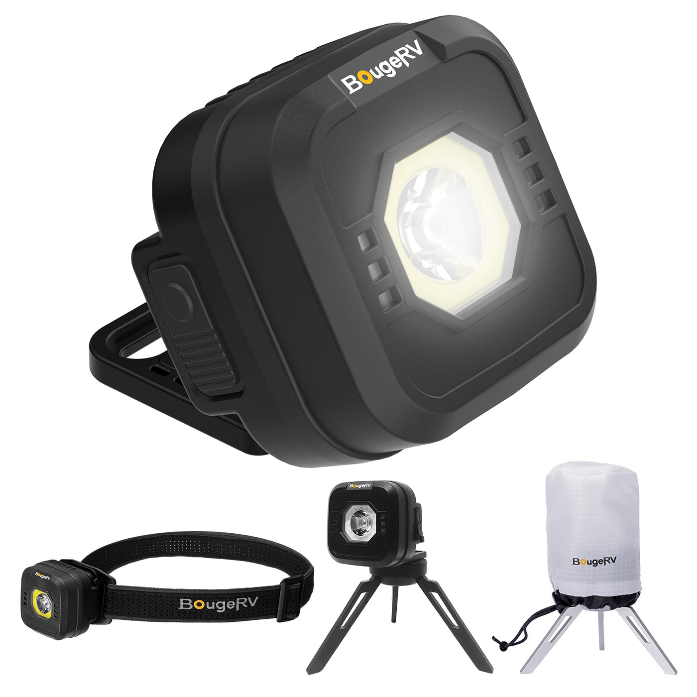 BougeRV多機能LEDライト│コンパクト・軽量・20時間連続使用可能
