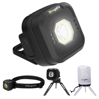 BougeRV多機能LEDライト│コンパクト・軽量・20時間連続使用可能