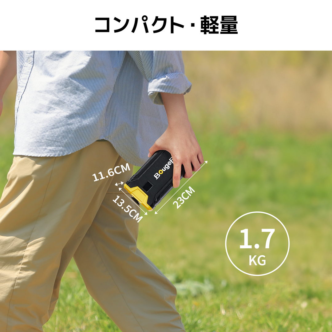 BougeRV ポータブル電源 車載冷蔵庫バッテリー 266Wh