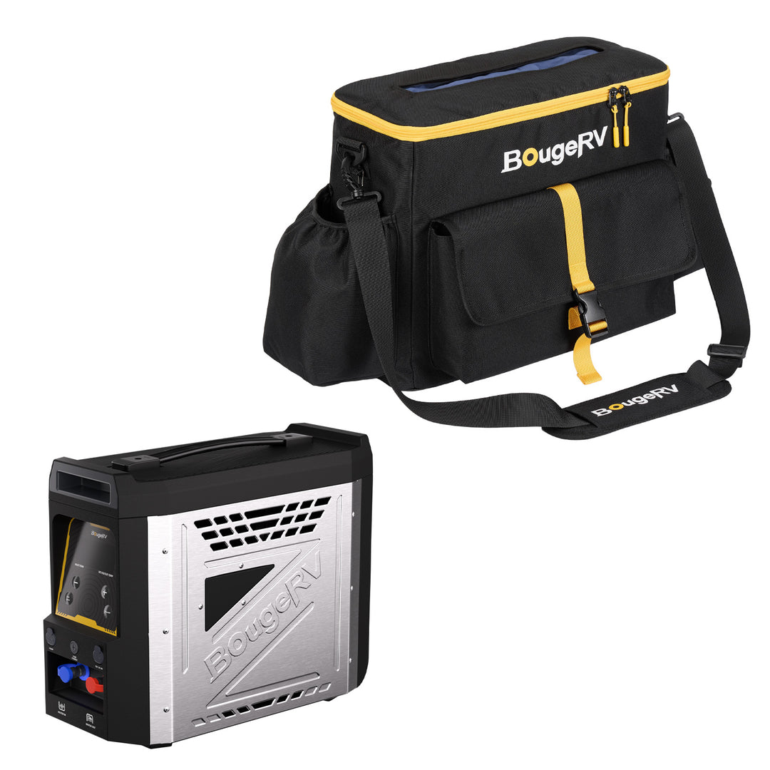 BougeRV ポータブル給湯器│コンパクト・3秒即熱・カセットボンベ専用