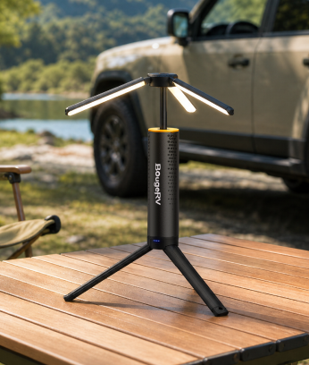 BougeRV T1 内蔵スタンド式LEDランタン｜100㎡を照らす・充電式・最大102時間連続点灯