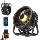 BougeRV F01 ポータブルファン｜20000mAh大容量・強力送風・LEDライト搭載・アウトドア対応