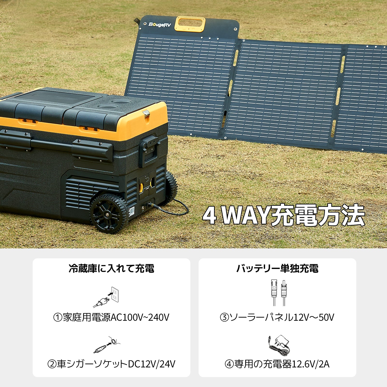 BougeRV 173Wh車載冷蔵庫バッテリー｜コードレス・コンパクト – BougeRV JP