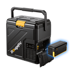 BougeRV CRH20 ポーダブル冷蔵庫 20L ブラック (専用バッテリー付属)