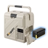 BougeRV CRH20 ポーダブル冷蔵庫 20L カーキ (専用バッテリー付属)