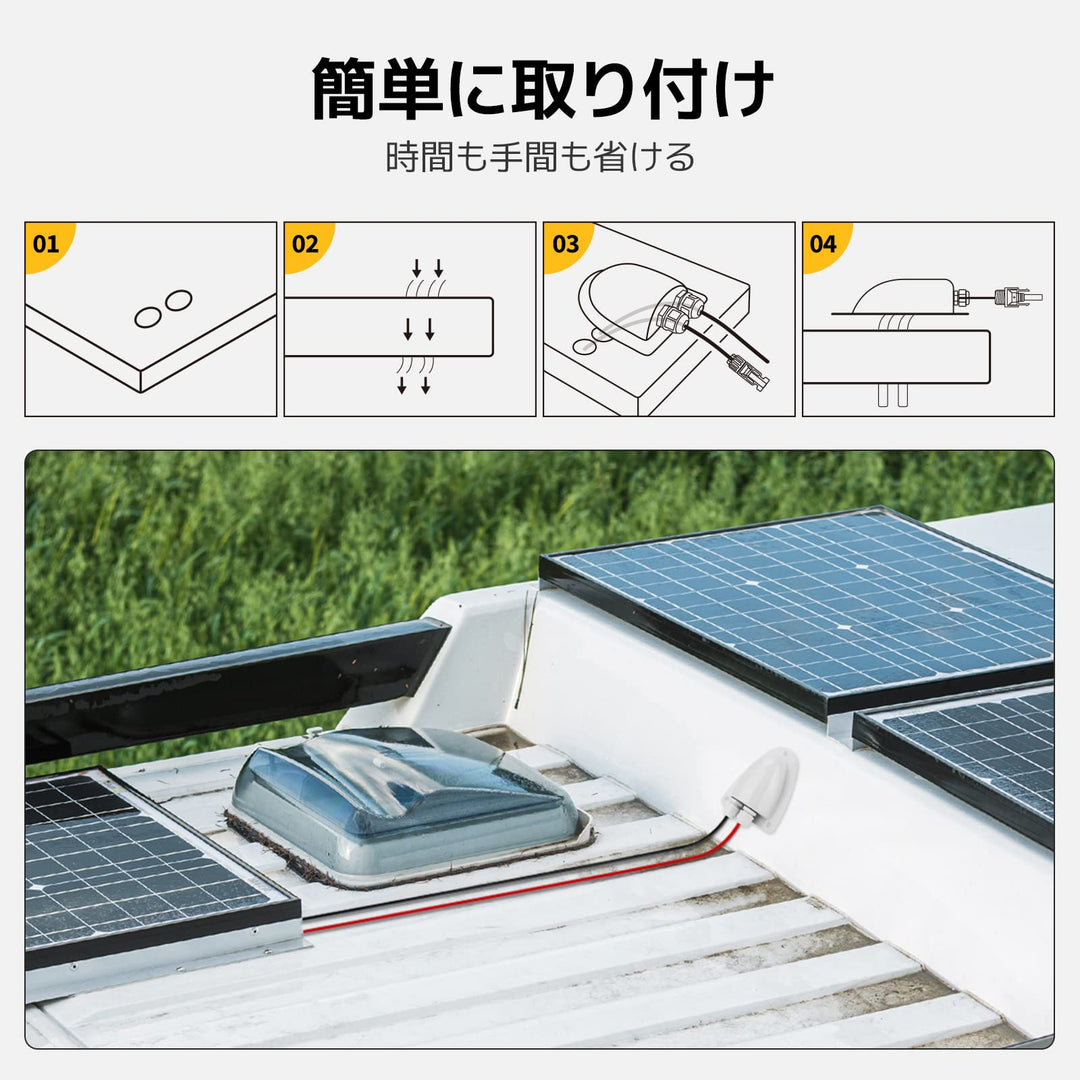 BougeRV ソーラーケーブルボックス