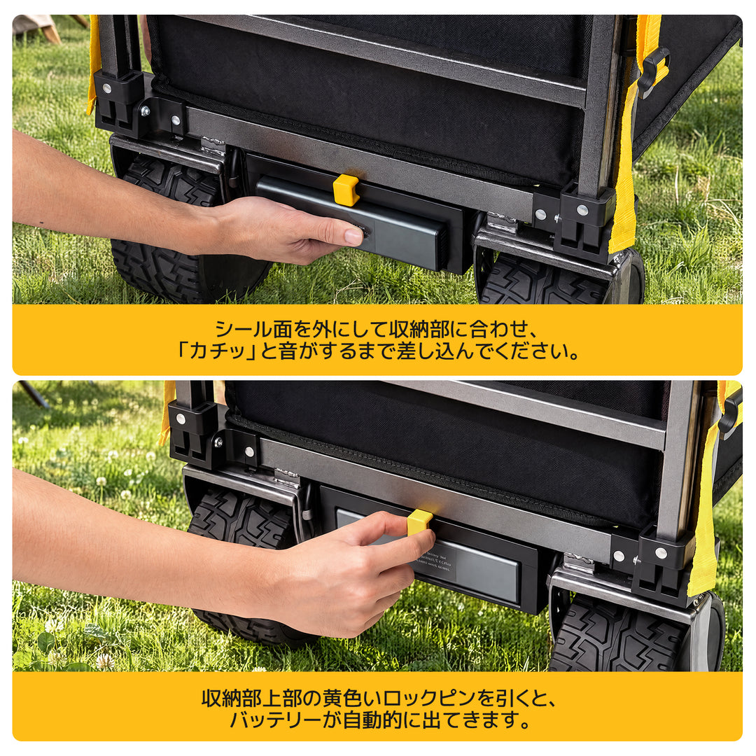 BougeRV 楽GoWagon電動キャリーワゴン 専用バッテリー