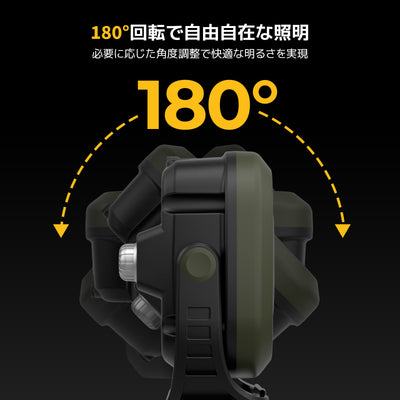 BougeRV AL05 Proランタン│超広範囲照明・最大24晩連続使用可能