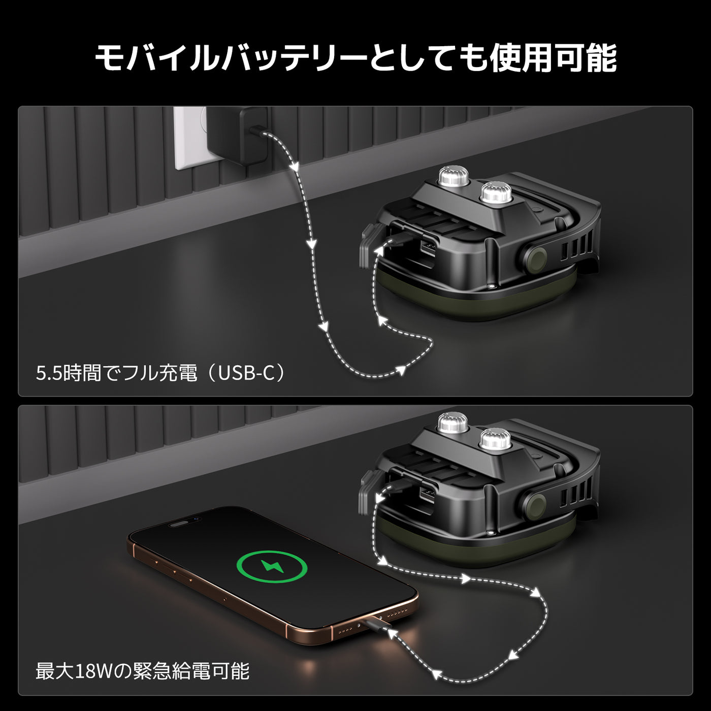 BougeRV AL05 Proランタン│超広範囲照明・最大24晩連続使用可能