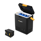 BougeRV CRH 9L ポータブル冷蔵庫 ブラック  (専用バッテリー付属)