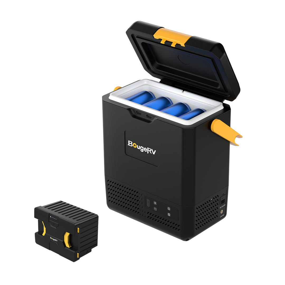 BougeRV CRH 9L ポータブル冷蔵庫 ブラック