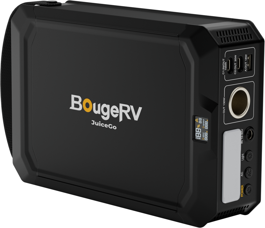 BougeRV JuiceGo ポータブル電源| 240Wh·軽量設計·多ポート対応