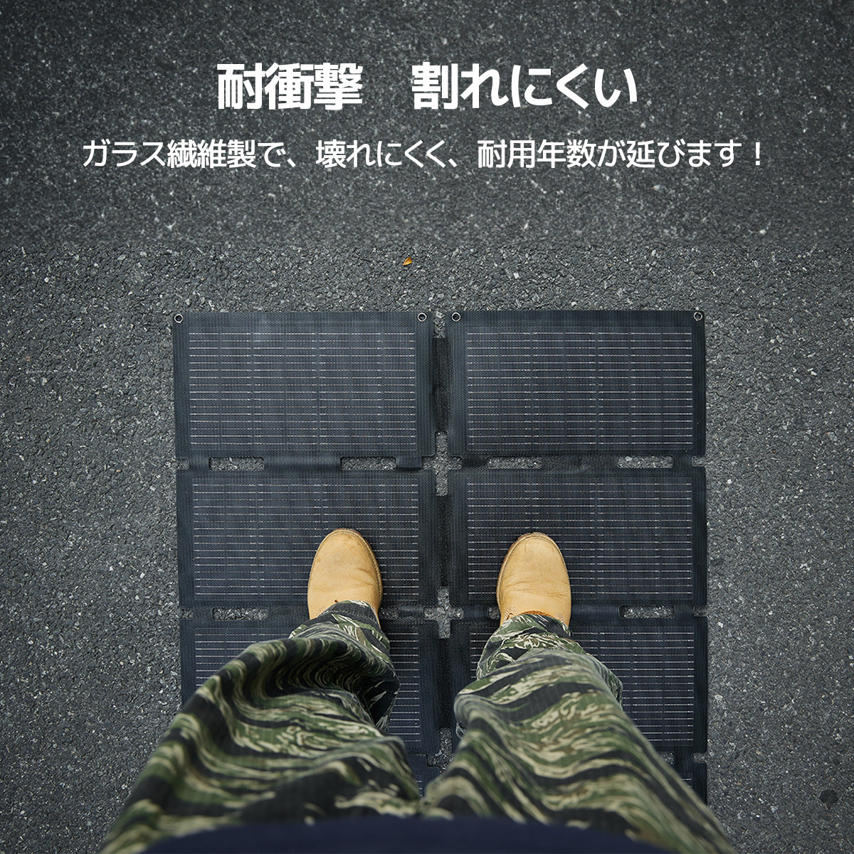 BougeRV 100W折りたたみ式のポータブルソーラーパネル – BougeRV JP