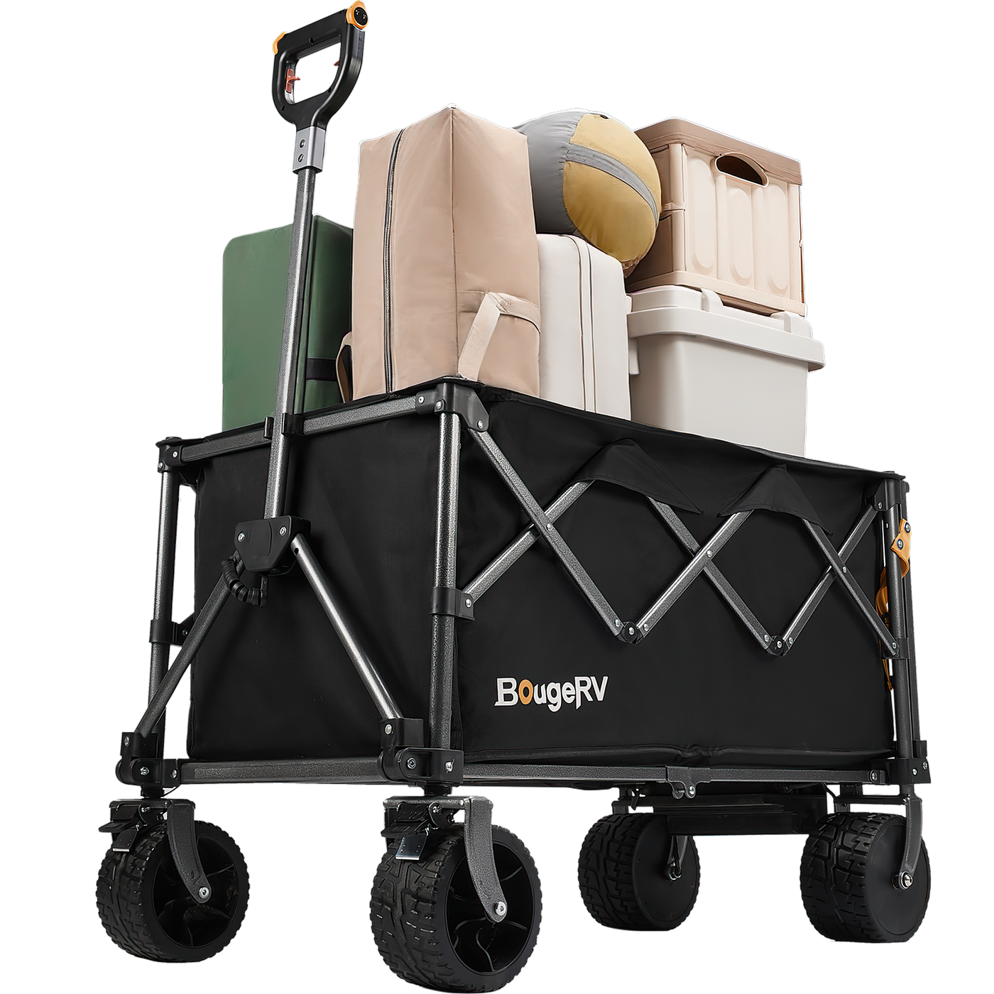 BougeRV 電動キャリーワゴン 楽GoWagon２│ 業界トップレベルの200kg耐荷重・20km最大航続距離
