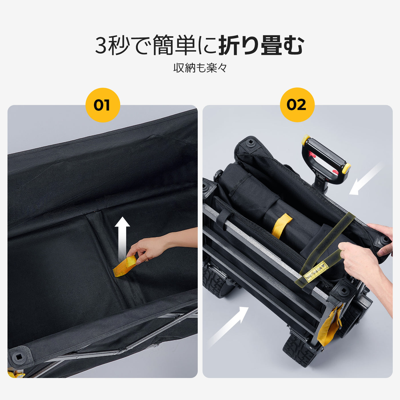 BougeRV 楽GoWagon電動キャリーワゴン│業界トップレベル・200kg耐荷重・20km最大航続距離