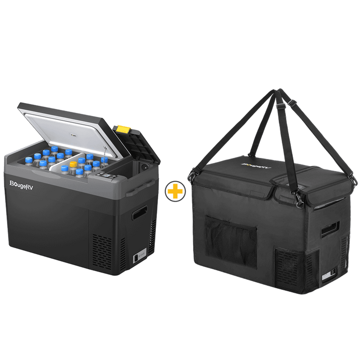 BougeRV CR Pro 29L ポータブル冷蔵庫|バッテリー内蔵可能・急速冷凍