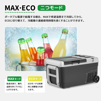 F40C4TMP 車載冷蔵庫 40L ポータブル冷蔵庫