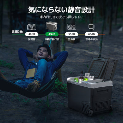 F40C4TMP 車載冷蔵庫 40L ポータブル冷蔵庫