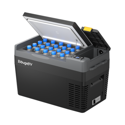 BougeRV CR Pro ポータブル冷蔵庫 | バッテリー内蔵可能・急速冷凍