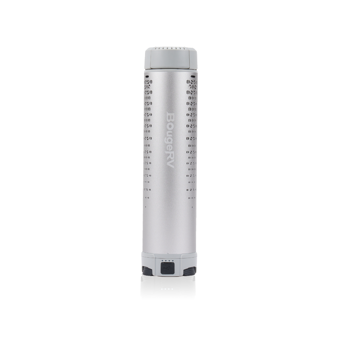 BougeRV T1 内蔵スタンド式LEDランタン｜100㎡を照らす・充電式・最大102時間連続点灯 (シルバー)