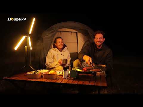 BougeRV T1 内蔵スタンド式LEDランタン｜100㎡を照らす・充電式・最大102時間連続点灯