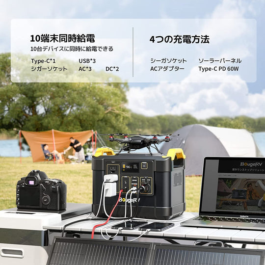 1100Wh ポータブル電源 – JP.BougeRV.com